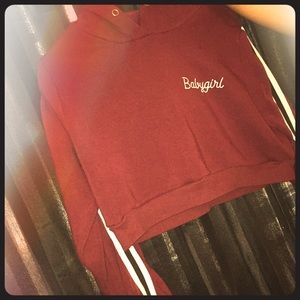 Rue 21... Cropped hoodie